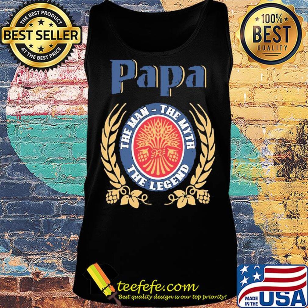 Papa the man the myth the legend logo s Tank top Papa the man the myth the legend logo s Tank top