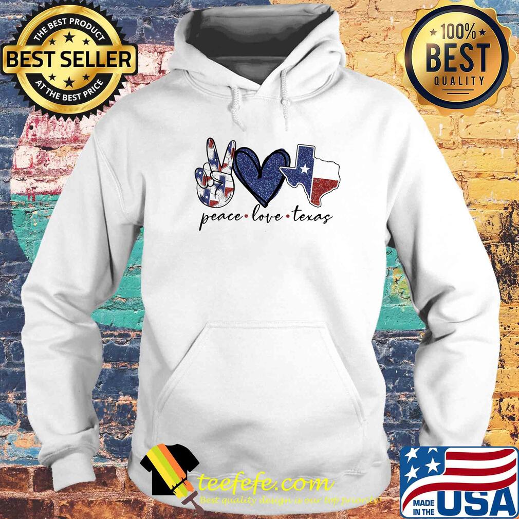 Peace love heart Texas map s Hoodie Peace love heart Texas map s Hoodie