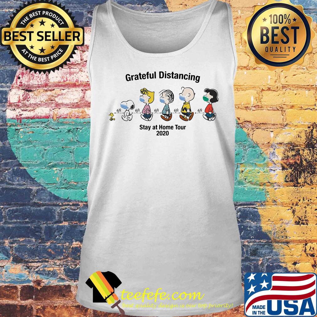 Peanuts mask grateful distancing stay at home tour 2020 s Tank top Peanuts mask grateful distancing stay at home tour 2020 s Tank top