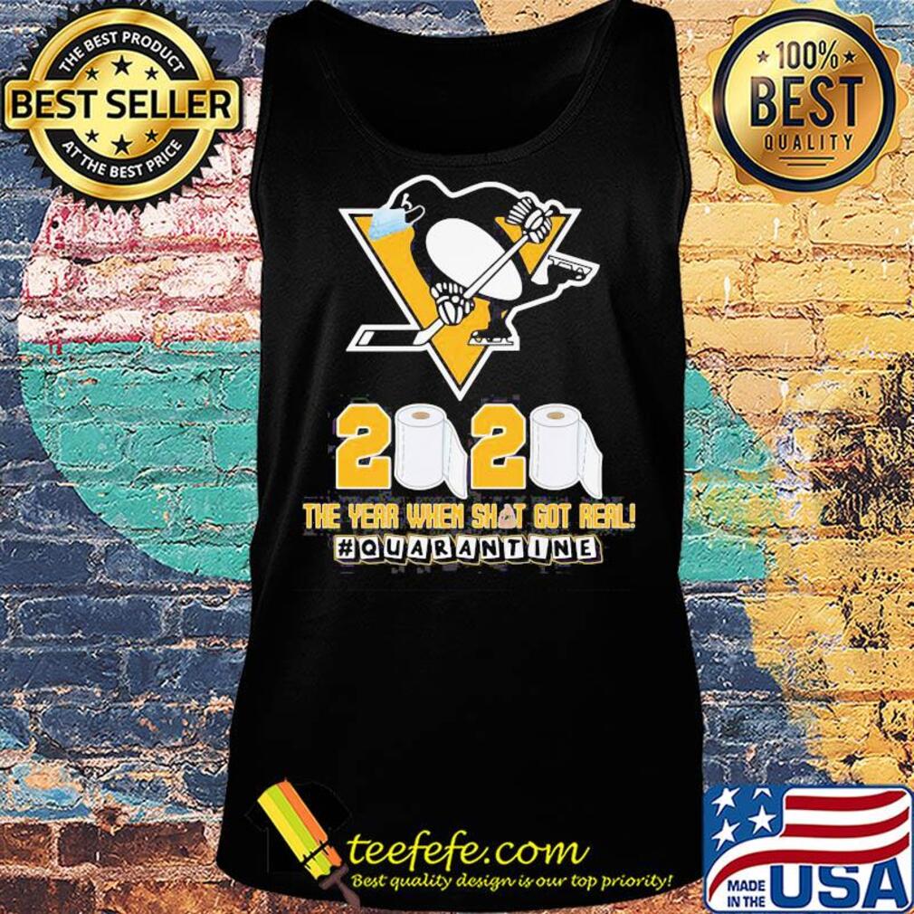 Pittsburgh penguins mask 2020 the year when shit got real quarantine toilet paper s Tank top Pittsburgh penguins mask 2020 the year when shit got real quarantine toilet paper s Tank top