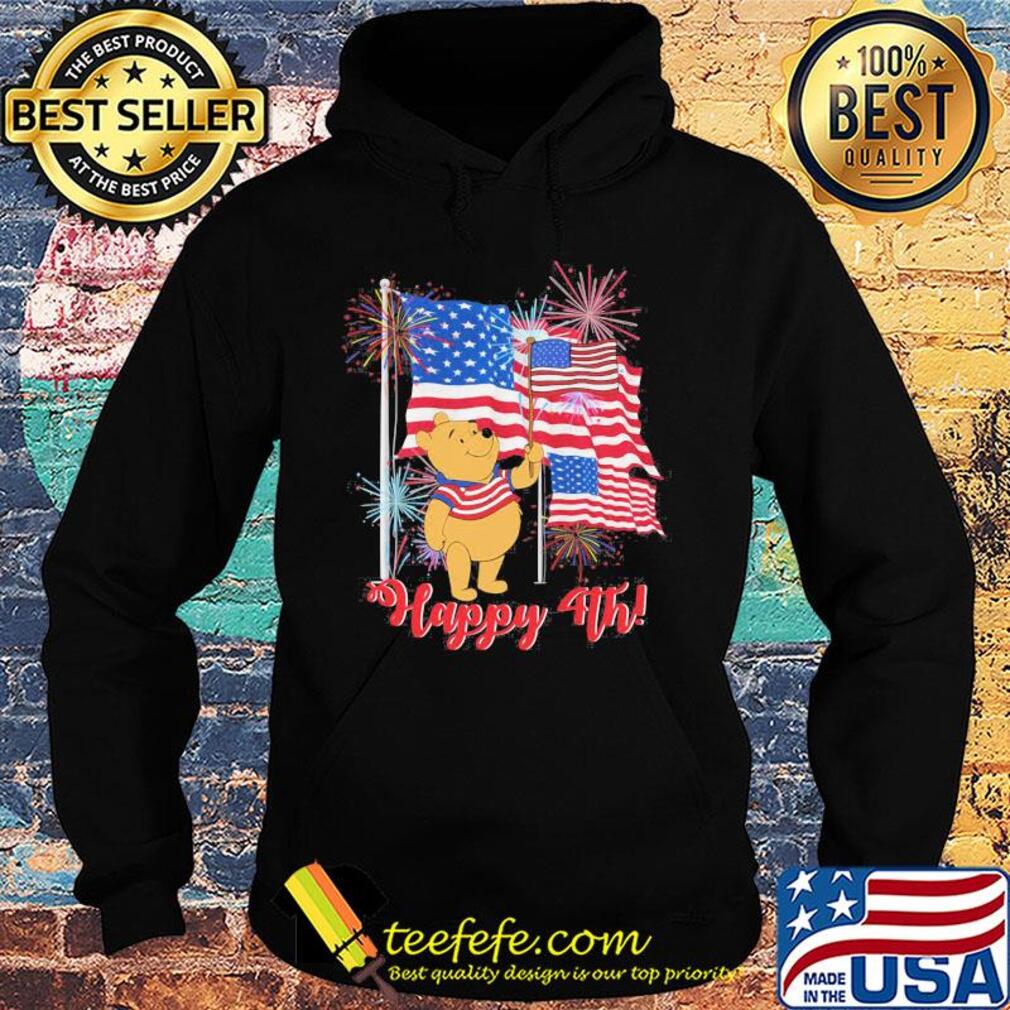 Pooh happy 4th american flag firework independence day s Hoodie Pooh happy 4th american flag firework independence day s Hoodie