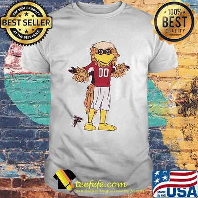 Preschool Atlanta Falcons Red Standing Mascot Shirt