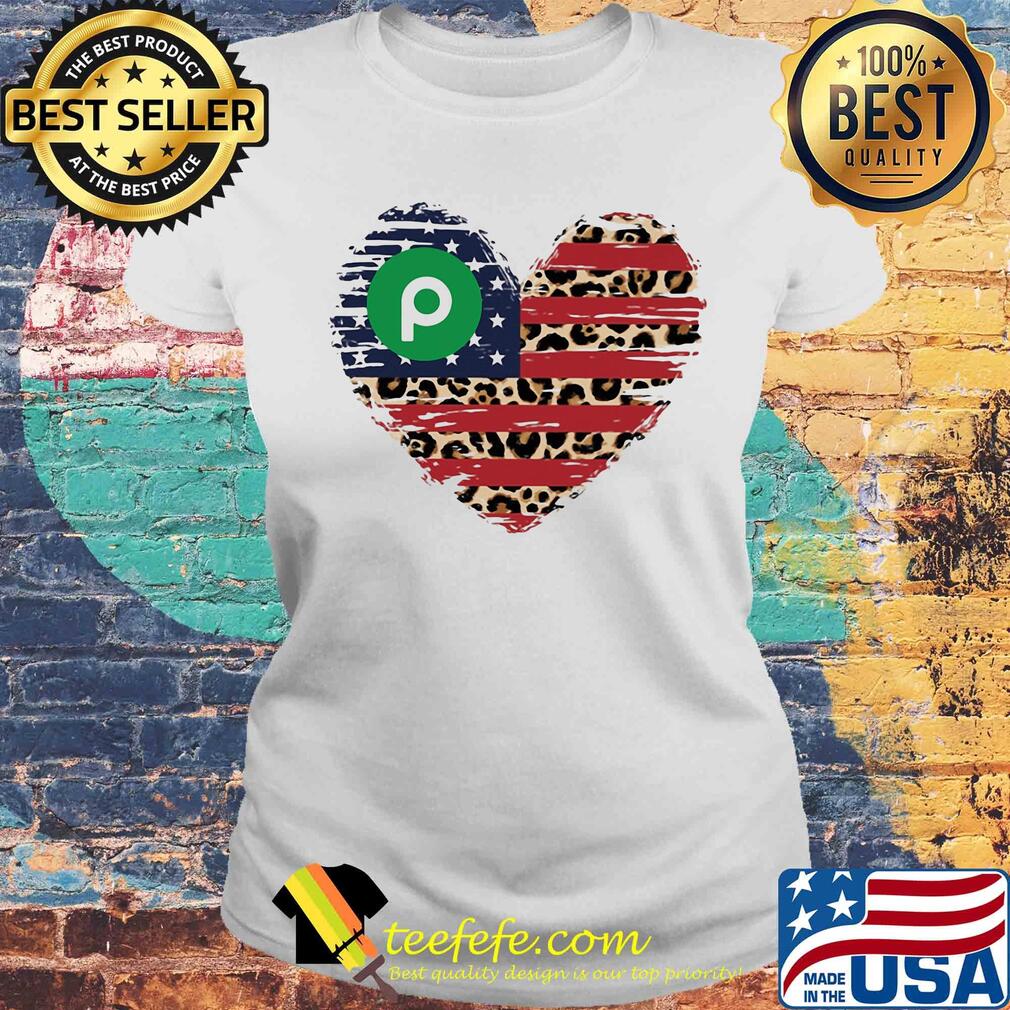 Publix heart American flag veteran Independence Day s Laides tee Publix heart American flag veteran Independence Day s Laides tee