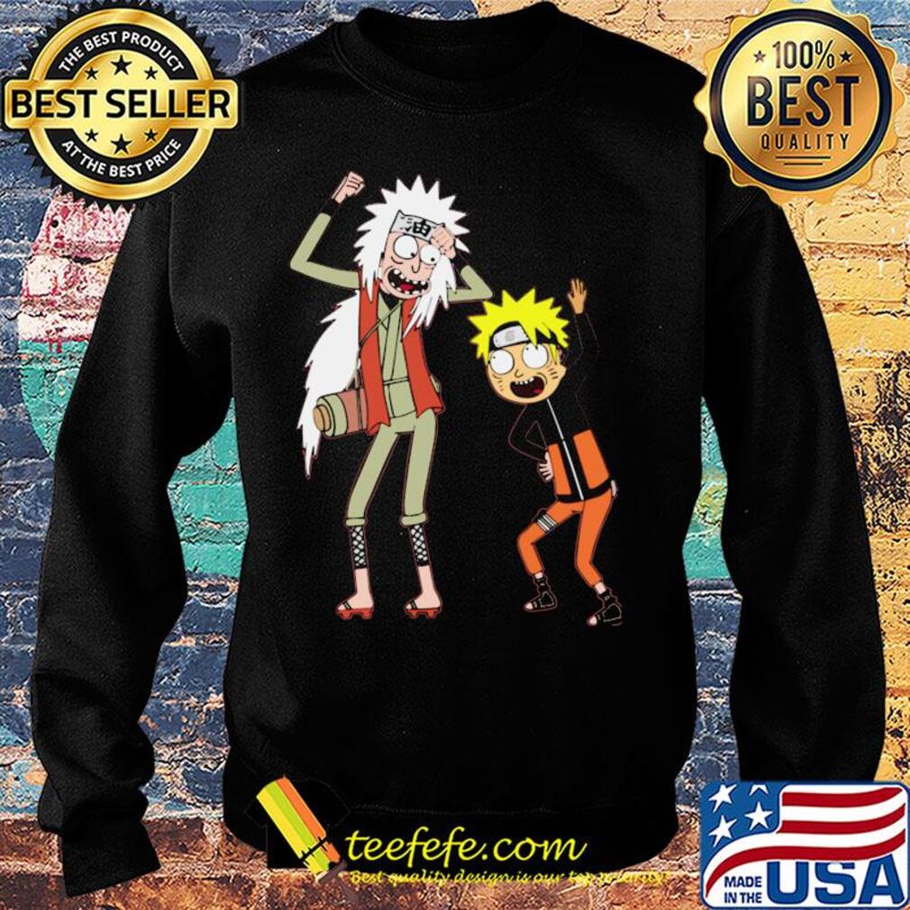 Rick and morty naruto and jiraiya mashup s Sweater Rick and morty naruto and jiraiya mashup s Sweater