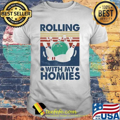 Rolling with my homies Bowling vintage shirt