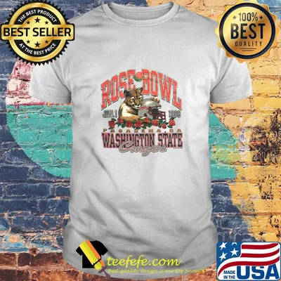 Rose Bowl Jan.1 1998 Pasadena, CA Washington State Congars shirt