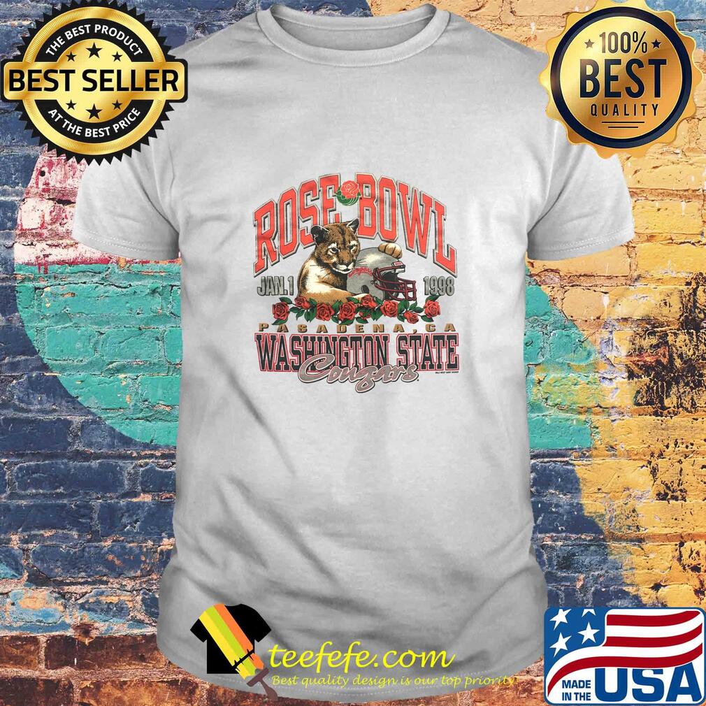 Rose Bowl Jan.1 1998 Pasadena, CA Washington State Congars shirt Rose Bowl Jan.1 1998 Pasadena, CA Washington State Congars shirt