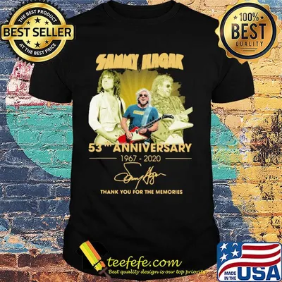 Sammy Kagak 53th anniversary 1967-2020 thank you for the memories signature shirt