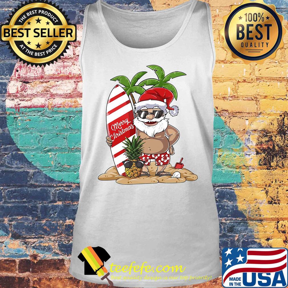 Santa Claus Hawaiian Surfing s Tank top Santa Claus Hawaiian Surfing s Tank top