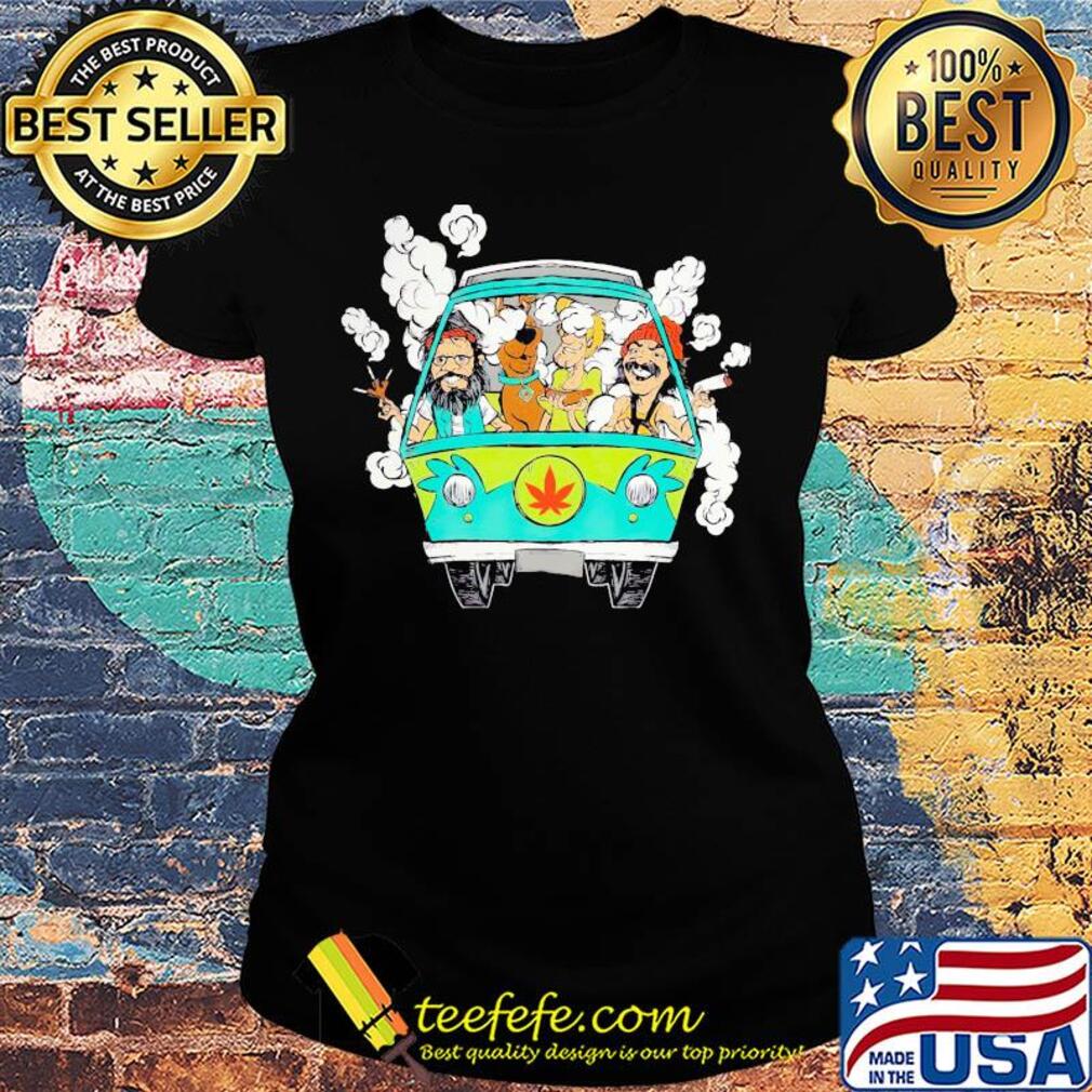Scooby and shaggy smoking weed s Ladies tee Scooby and shaggy smoking weed s Ladies tee