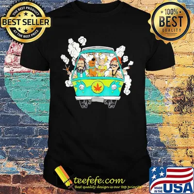 Scooby and shaggy smoking weed shirt