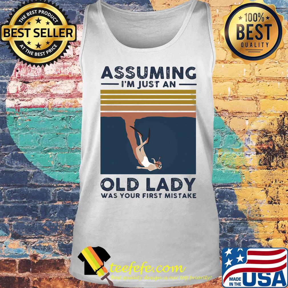 Scuba diving assuming I’m just an old lady was your first mistake vintage s Tank top Scuba diving assuming I’m just an old lady was your first mistake vintage s Tank top