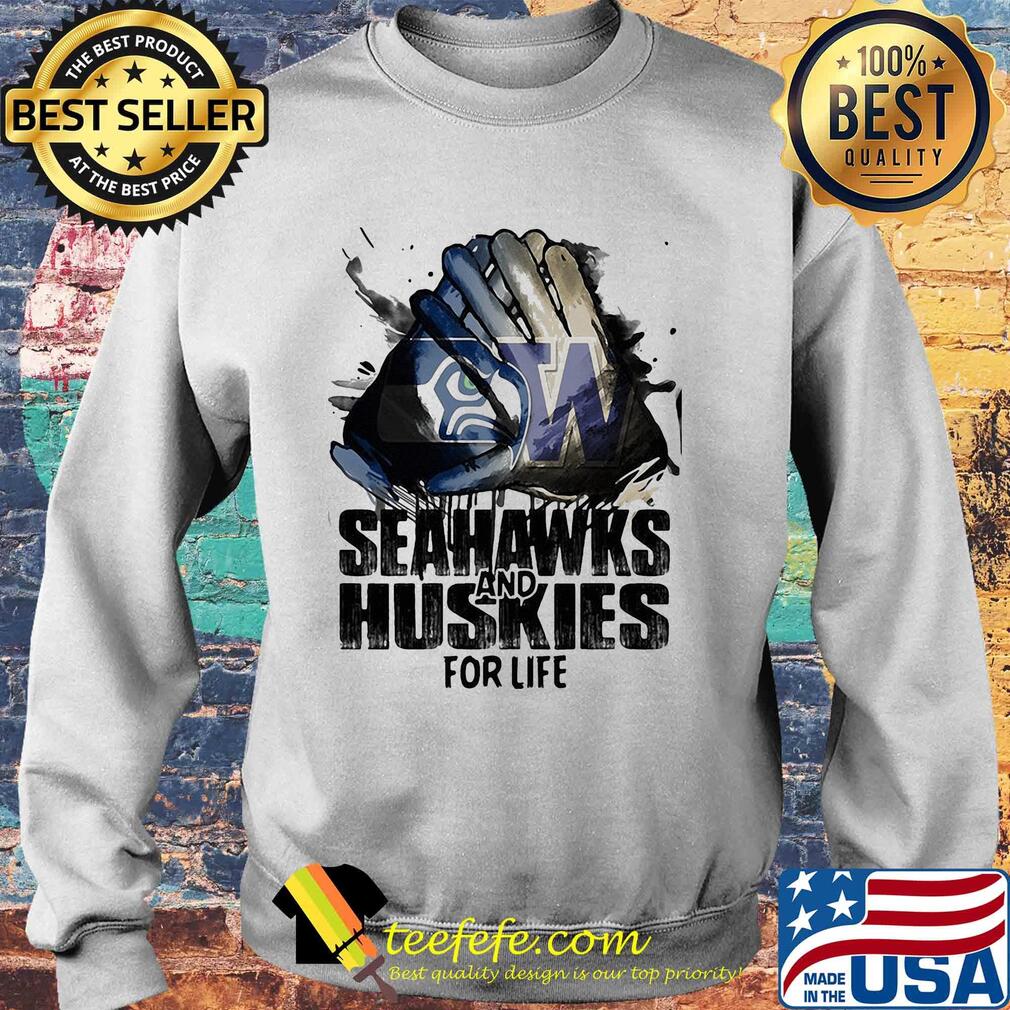 Seattle seahawks and washington huskies for life s Sweater Seattle seahawks and washington huskies for life s Sweater
