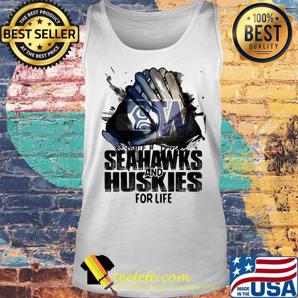 Seattle seahawks and washington huskies for life s Tank top Seattle seahawks and washington huskies for life s Tank top