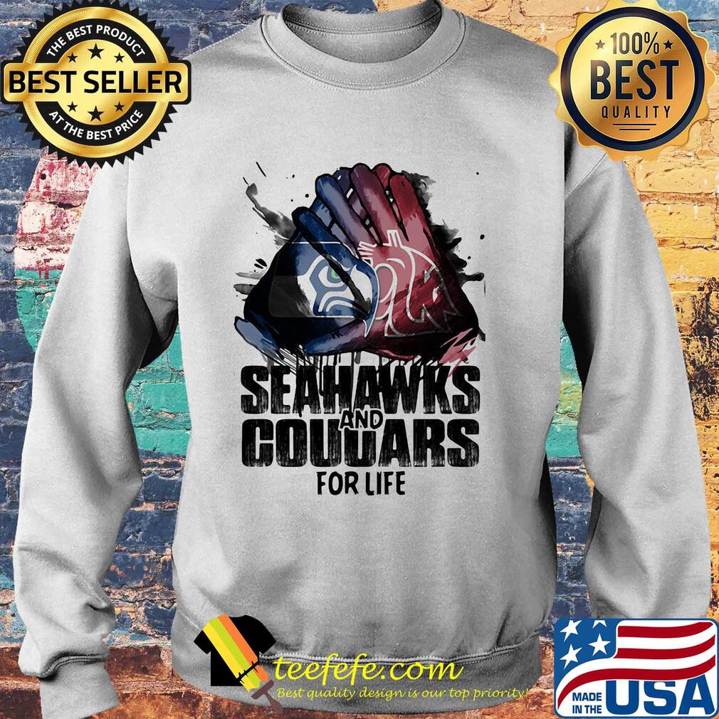 Seattle seahawks and washington state cougars for life art s Sweater Seattle seahawks and washington state cougars for life art s Sweater