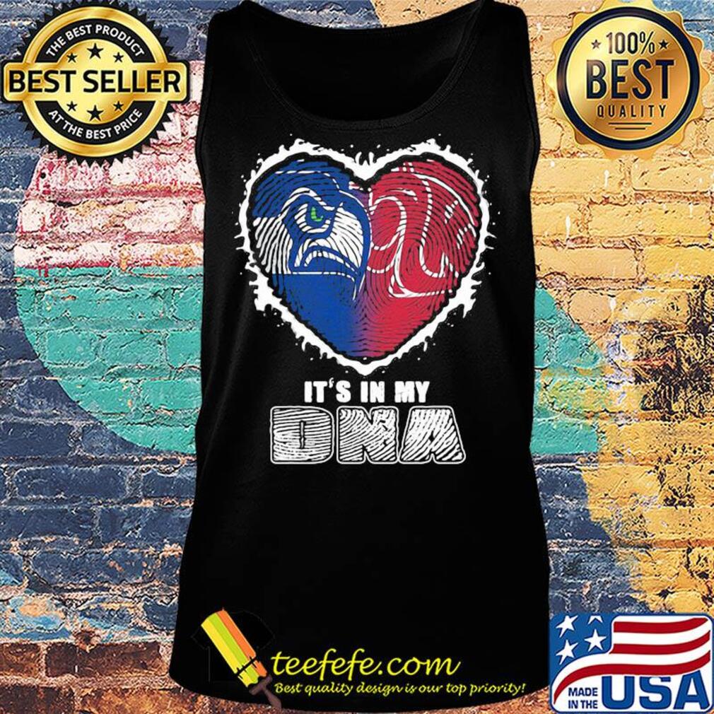 Seattle seahawks and washington state cougars it's in my dna s Tank top Seattle seahawks and washington state cougars it's in my dna s Tank top