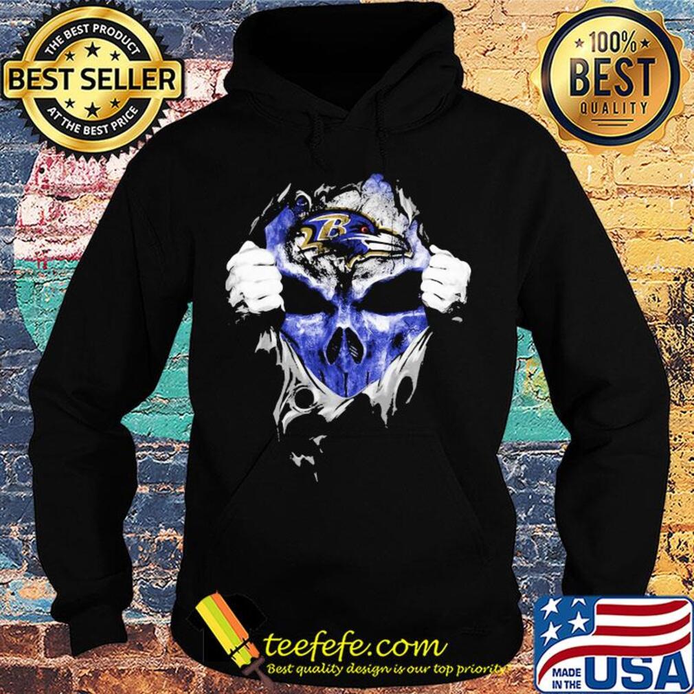 Skull baltimore ravens football logo s Hoodie Skull baltimore ravens football logo s Hoodie