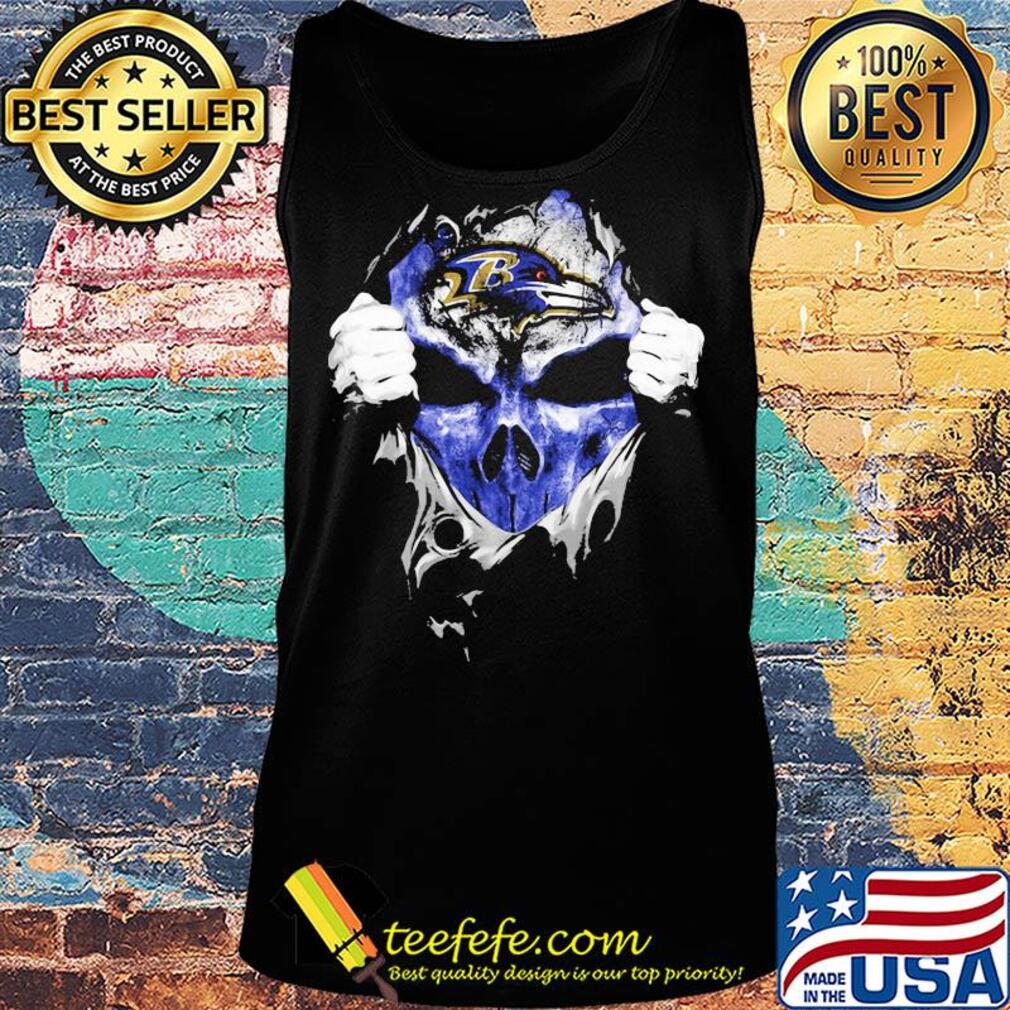 Skull baltimore ravens football logo s Tank top Skull baltimore ravens football logo s Tank top