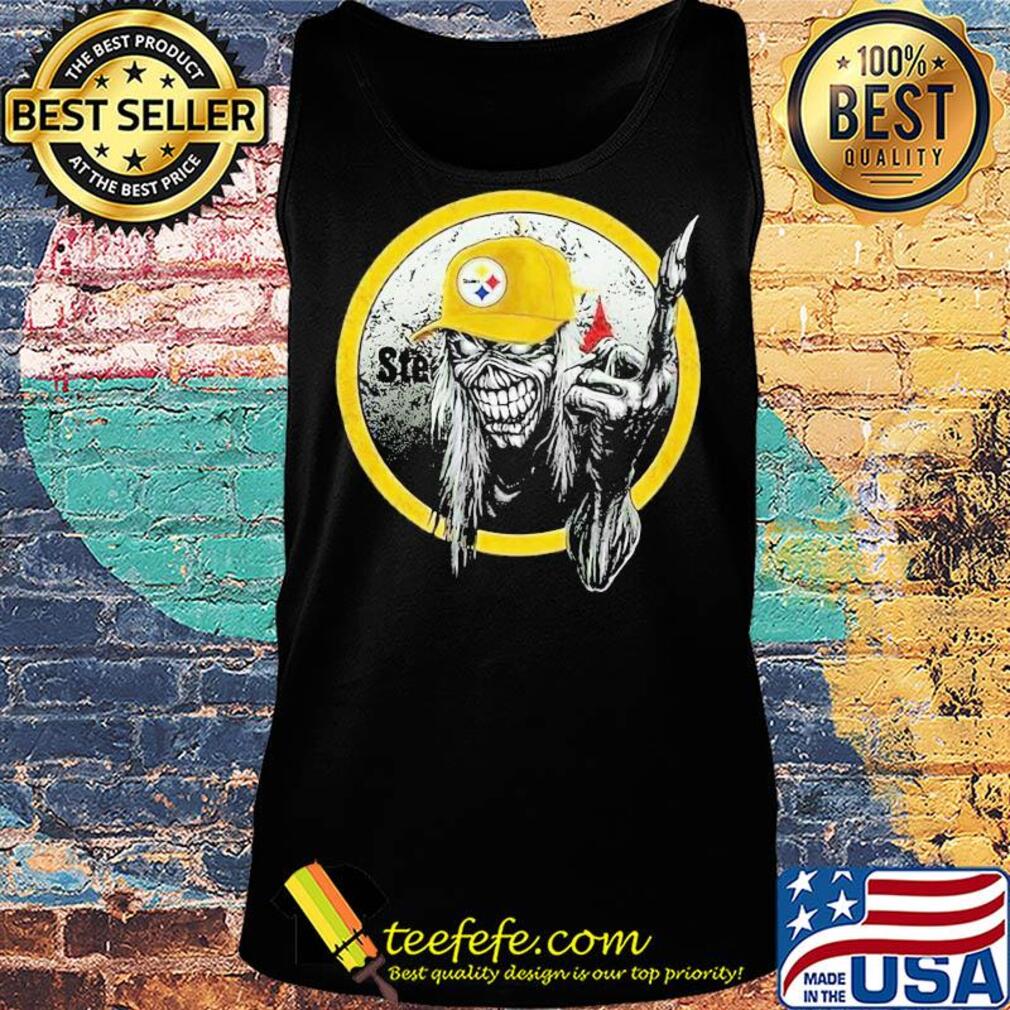 Skull fans Pittsburgh steelers football logo s Tank top Skull fans Pittsburgh steelers football logo s Tank top