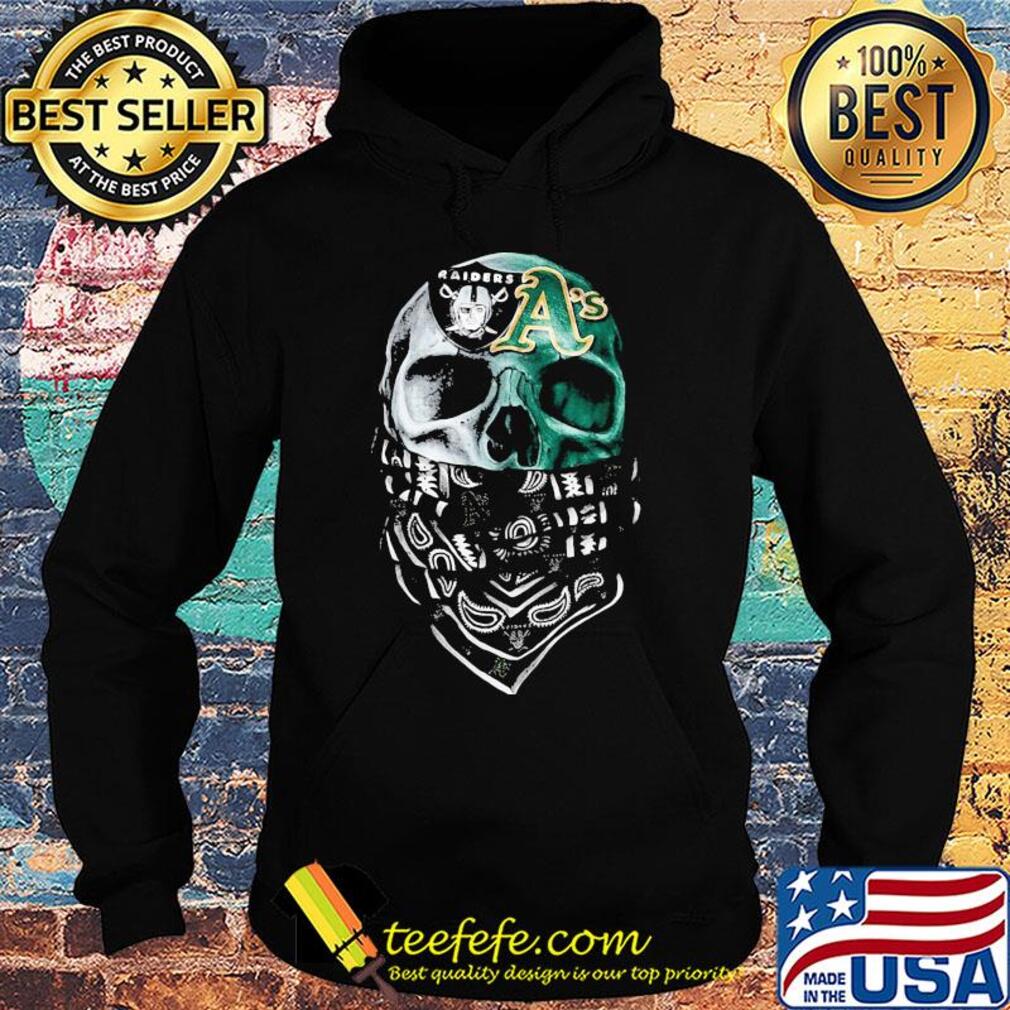 Skull mask oakland raiders and oakland athletics s Hoodie Skull mask oakland raiders and oakland athletics s Hoodie