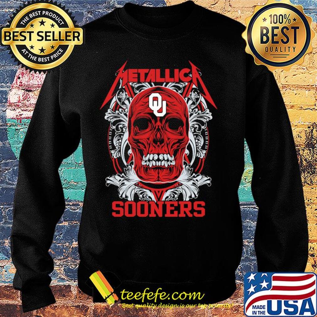 Skull metallica oklahoma sooners football fish s Sweater Skull metallica oklahoma sooners football fish s Sweater