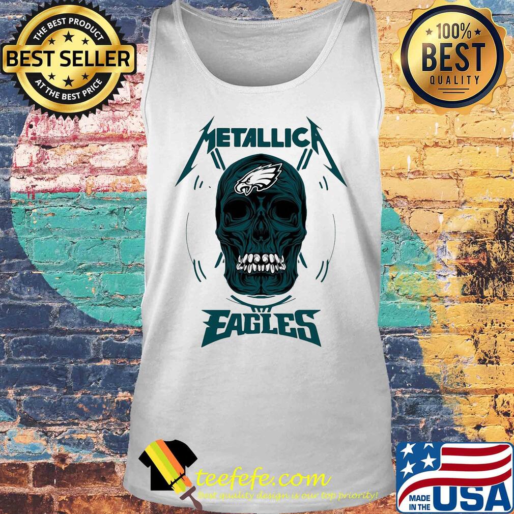 Skull metallica philadelphia eagles s Tank top Skull metallica philadelphia eagles s Tank top