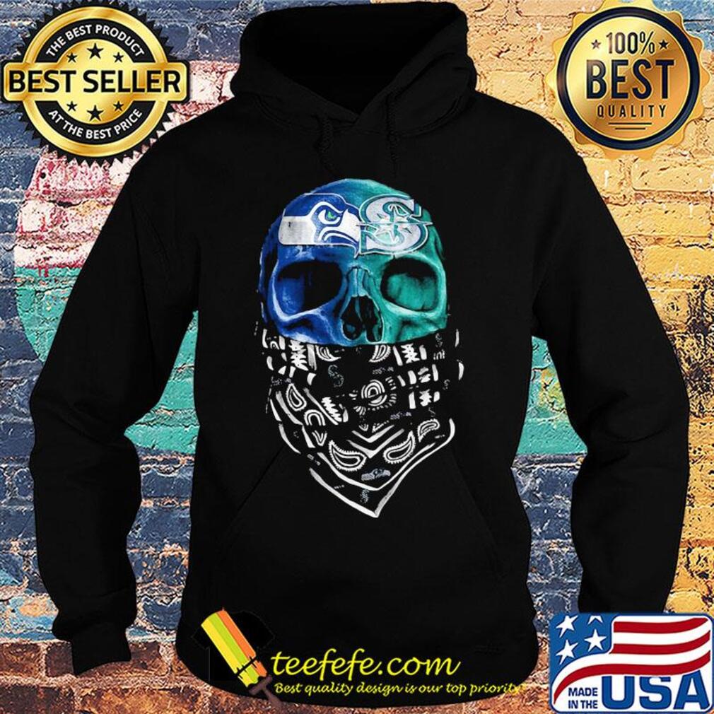 Skull seattle seahawks and seattle mariners s Hoodie Skull seattle seahawks and seattle mariners s Hoodie