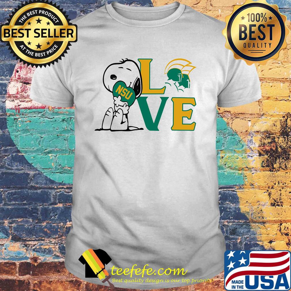 Snoopy Norfolk State University love shirt