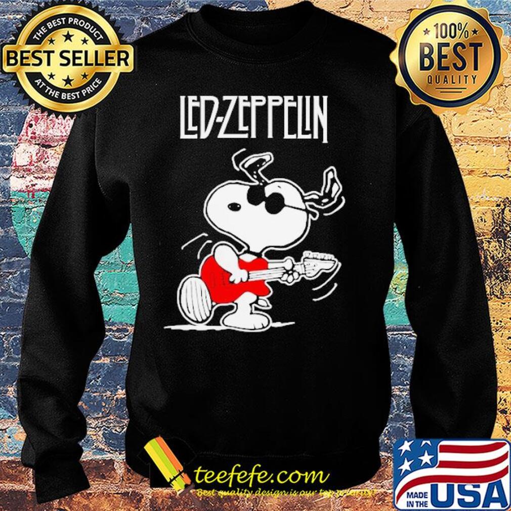 Snoopy playing guitar Led-Zeppelin s Sweater Snoopy playing guitar Led-Zeppelin s Sweater