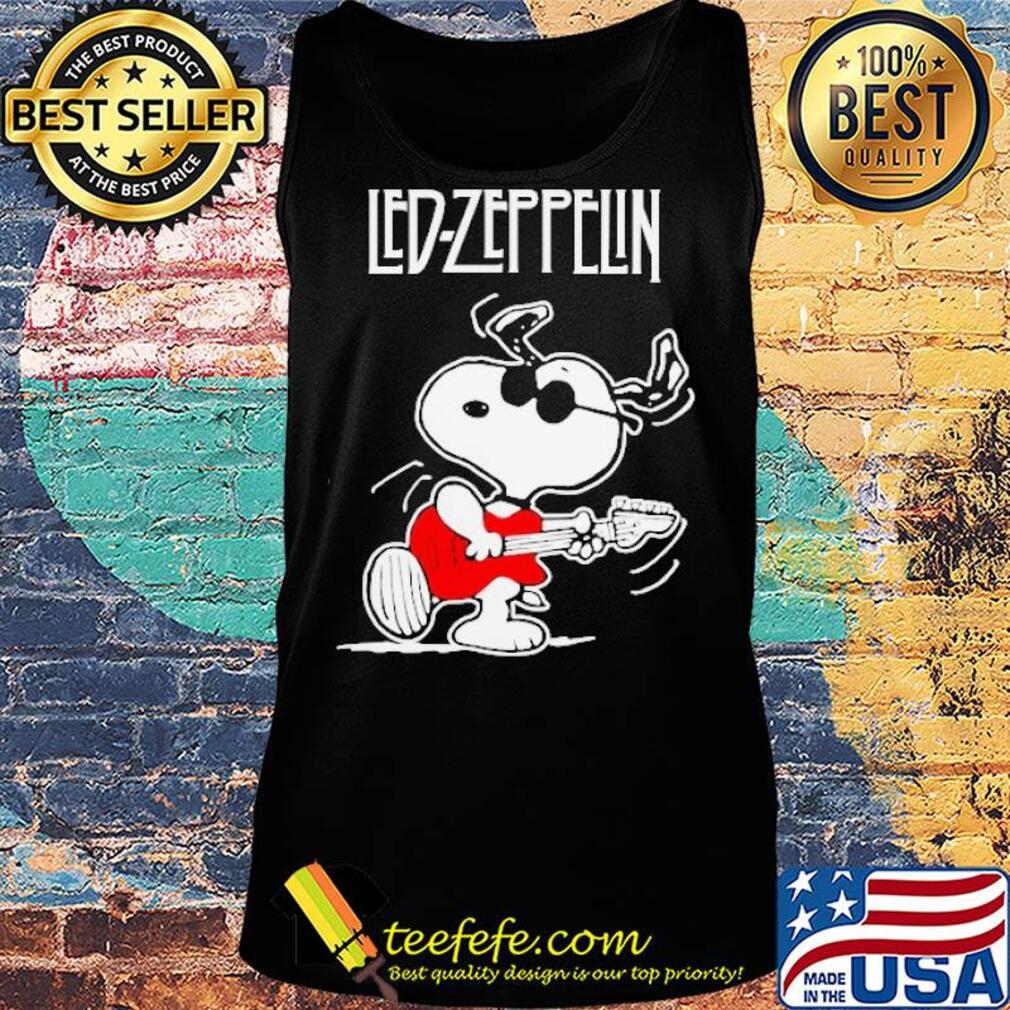 Snoopy playing guitar Led-Zeppelin s Tank top Snoopy playing guitar Led-Zeppelin s Tank top