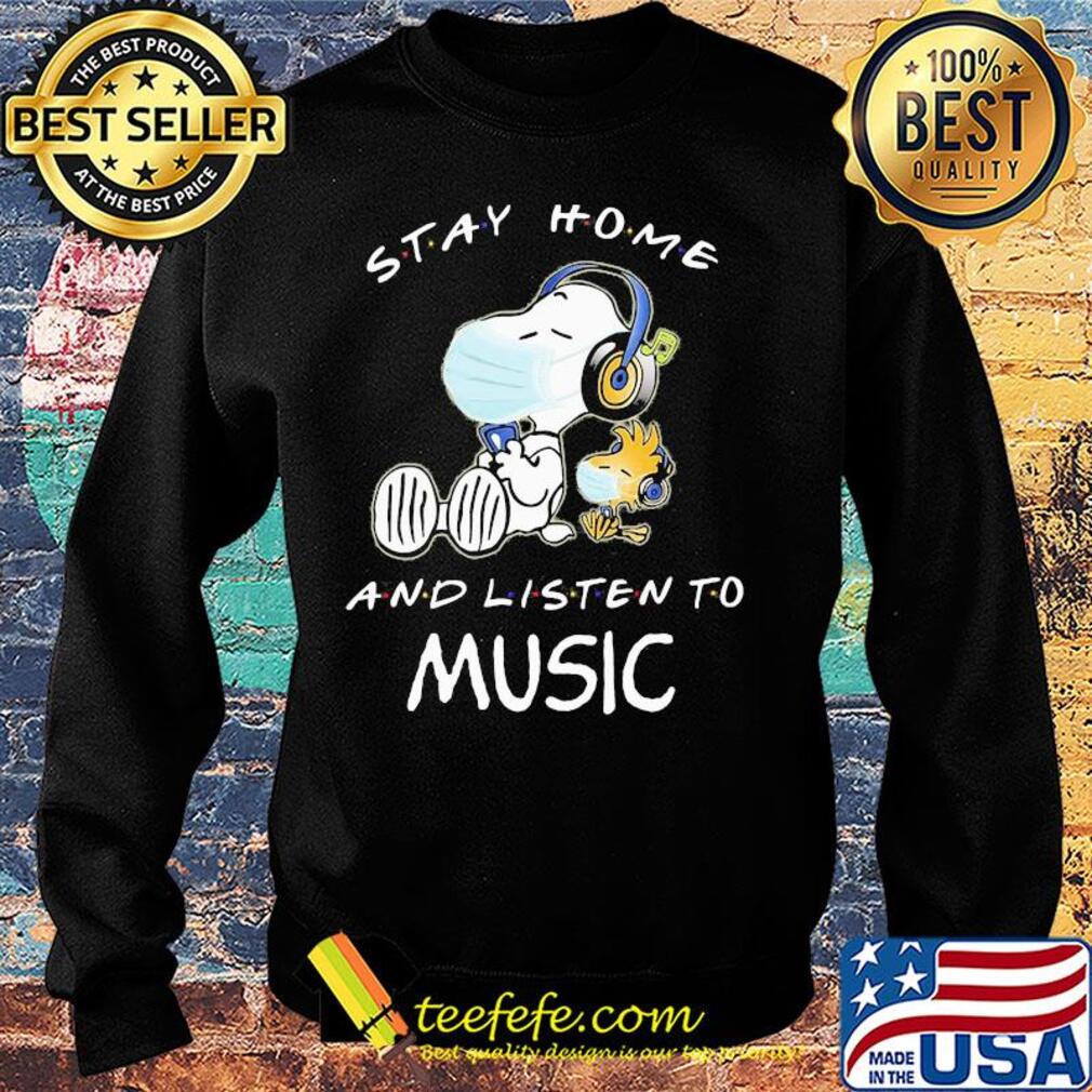 Snoopy wear mask stay home and listen to music covid-19 s Sweater Snoopy wear mask stay home and listen to music covid-19 s Sweater