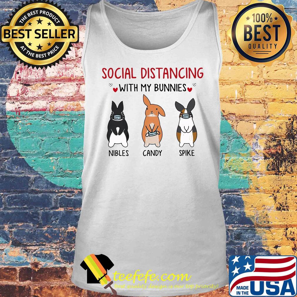 Social distancing with my bunnies nubiles candy spike mask s Tank top Social distancing with my bunnies nubiles candy spike mask s Tank top
