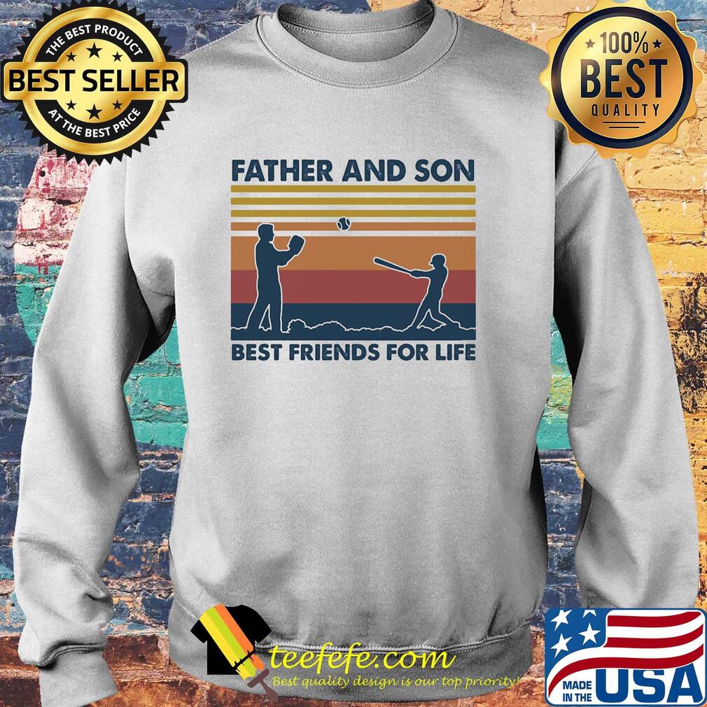 Softball father and son best friends for life vintage s Sweater Softball father and son best friends for life vintage s Sweater