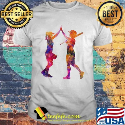 Softball Women Playing Color Shirt