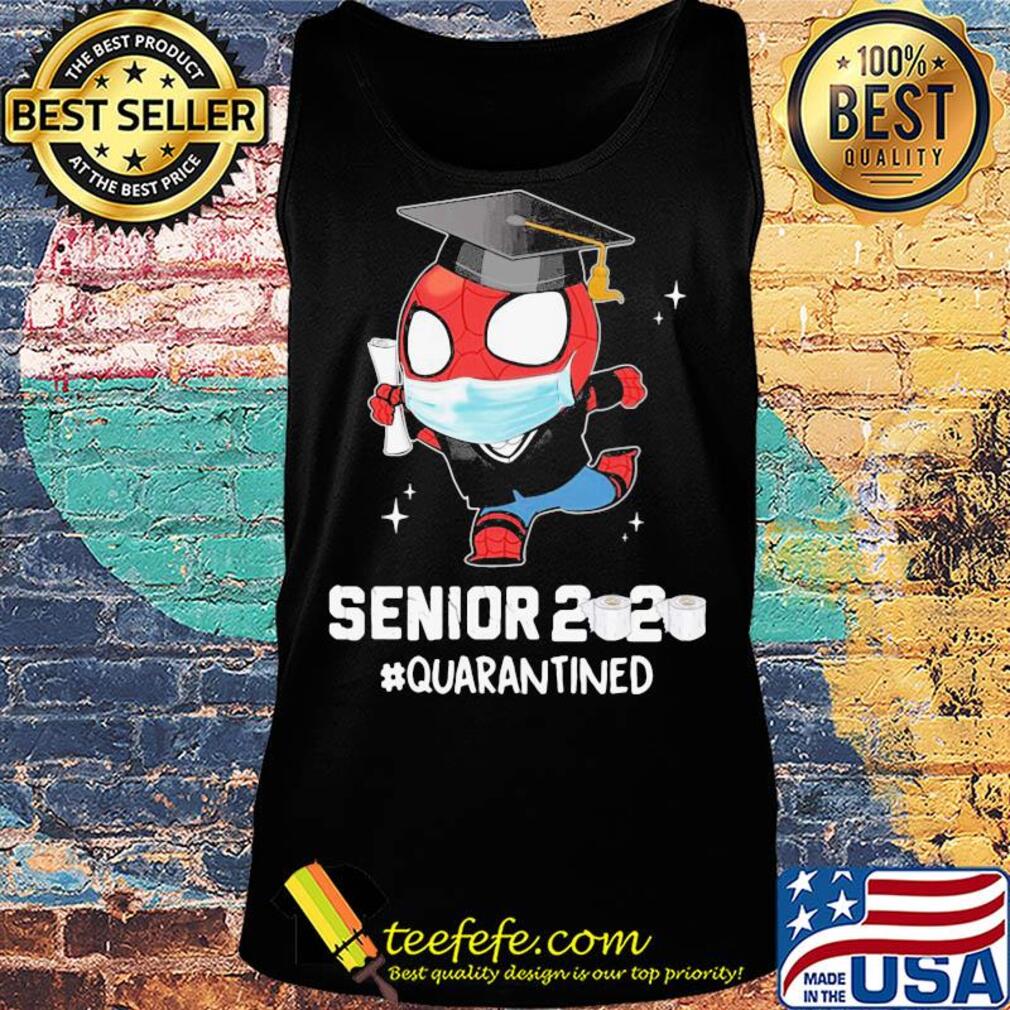Spiderman senior 2020 quarantined toilet paper mask s Tank top Spiderman senior 2020 quarantined toilet paper mask s Tank top