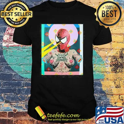 Spiderman Sinner Framed Print by Tyler Tilley for Inked Shirt