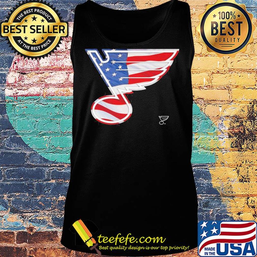 St. Louis blues hockey logo american flag independence day s Tank top St. Louis blues hockey logo american flag independence day s Tank top