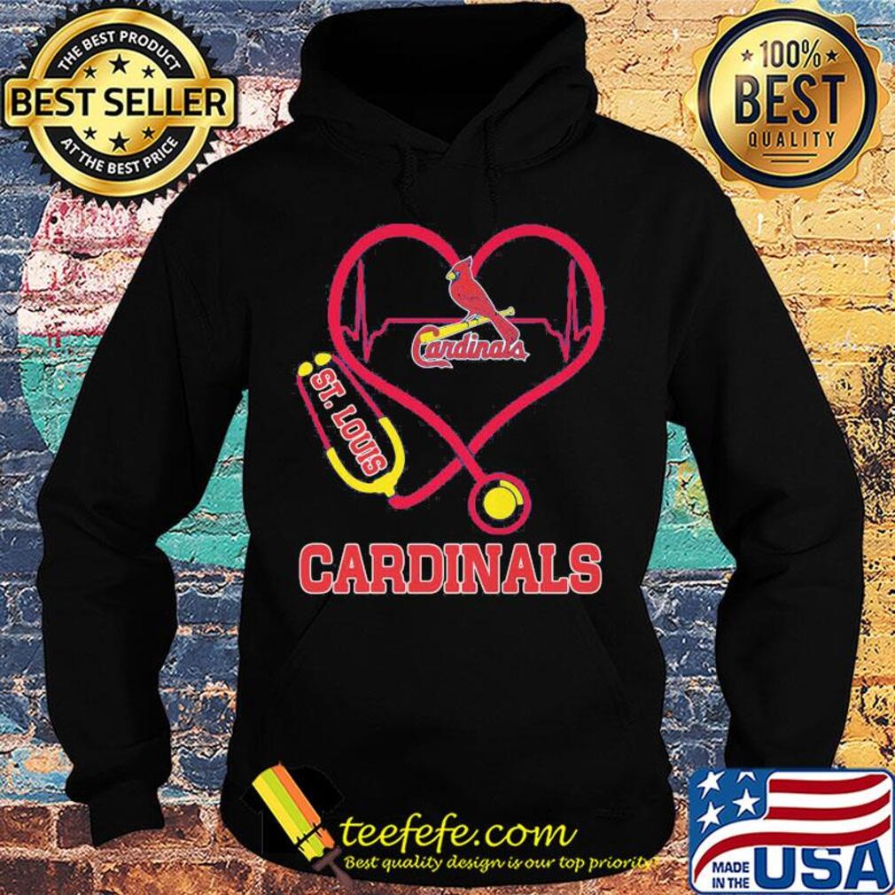 St. Louis cardinals baseball stethoscope heart s Hoodie St. Louis cardinals baseball stethoscope heart s Hoodie