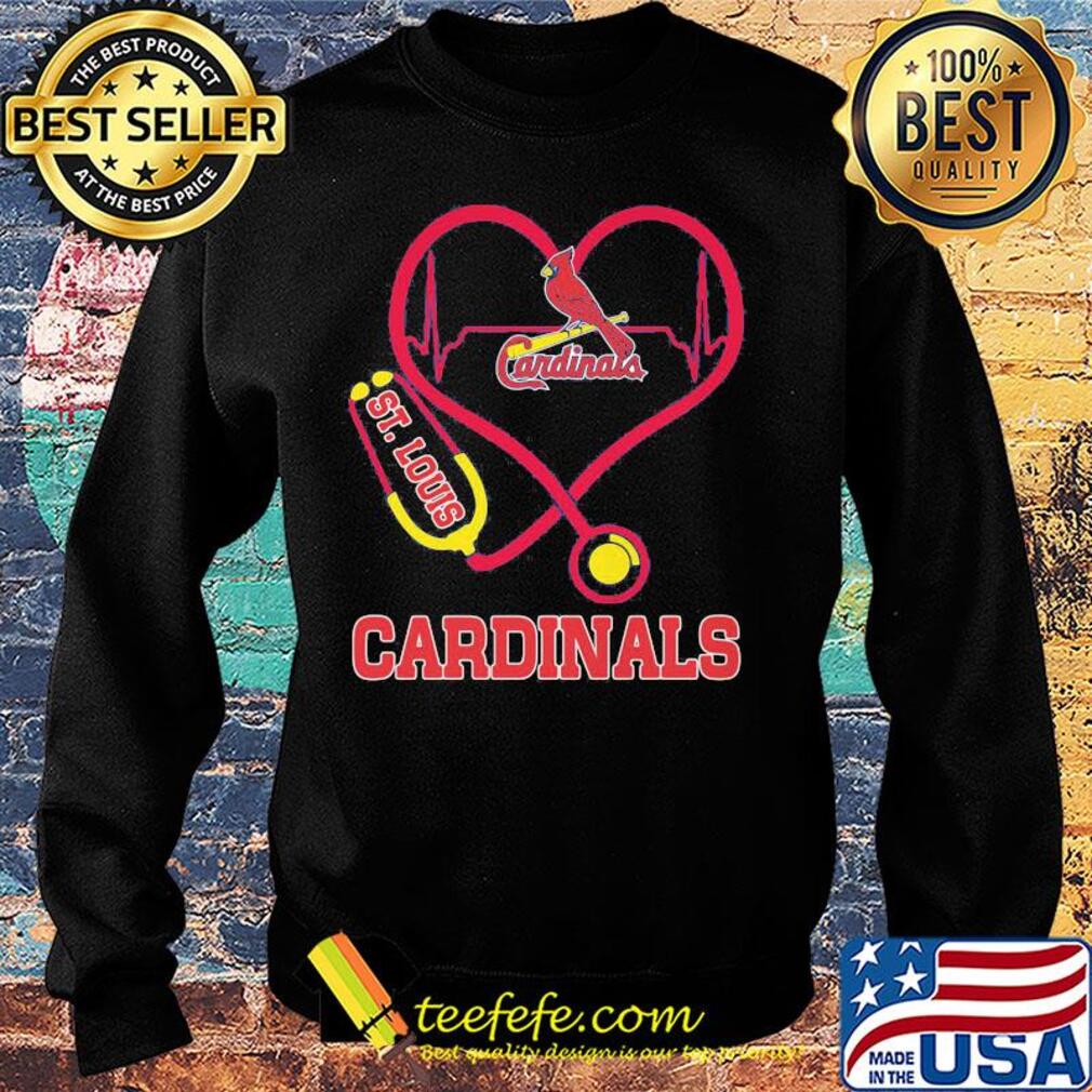 St. Louis cardinals baseball stethoscope heart s Sweater St. Louis cardinals baseball stethoscope heart s Sweater