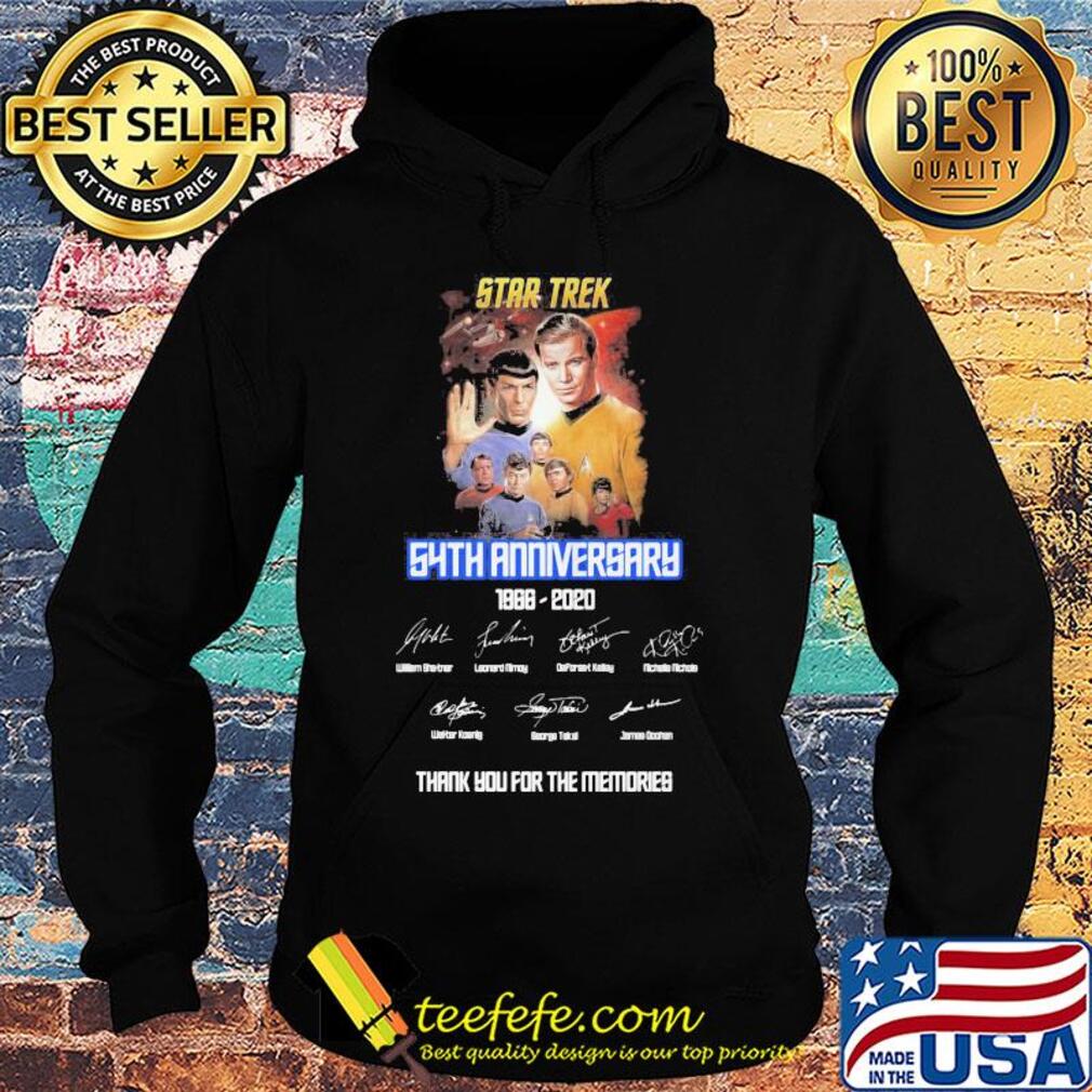 Star Trek 54th anniversary 1966 2020 signature s Hoodie Star Trek 54th anniversary 1966 2020 signature s Hoodie