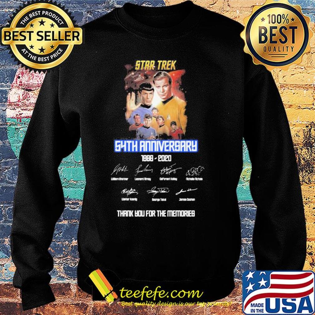 Star Trek 54th anniversary 1966 2020 signature s Sweater Star Trek 54th anniversary 1966 2020 signature s Sweater