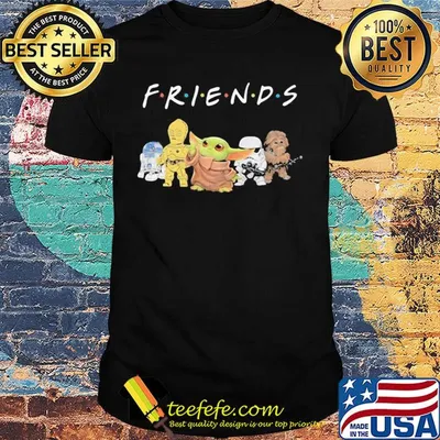 Star wars and friend shirt
