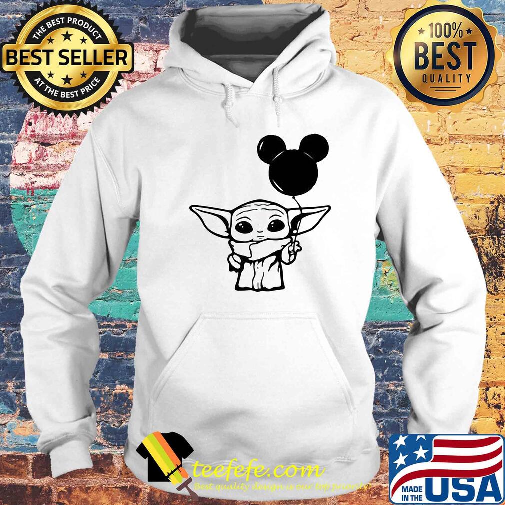 Star wars baby yoda holding balloon mickey mouse s Hoodie Star wars baby yoda holding balloon mickey mouse s Hoodie