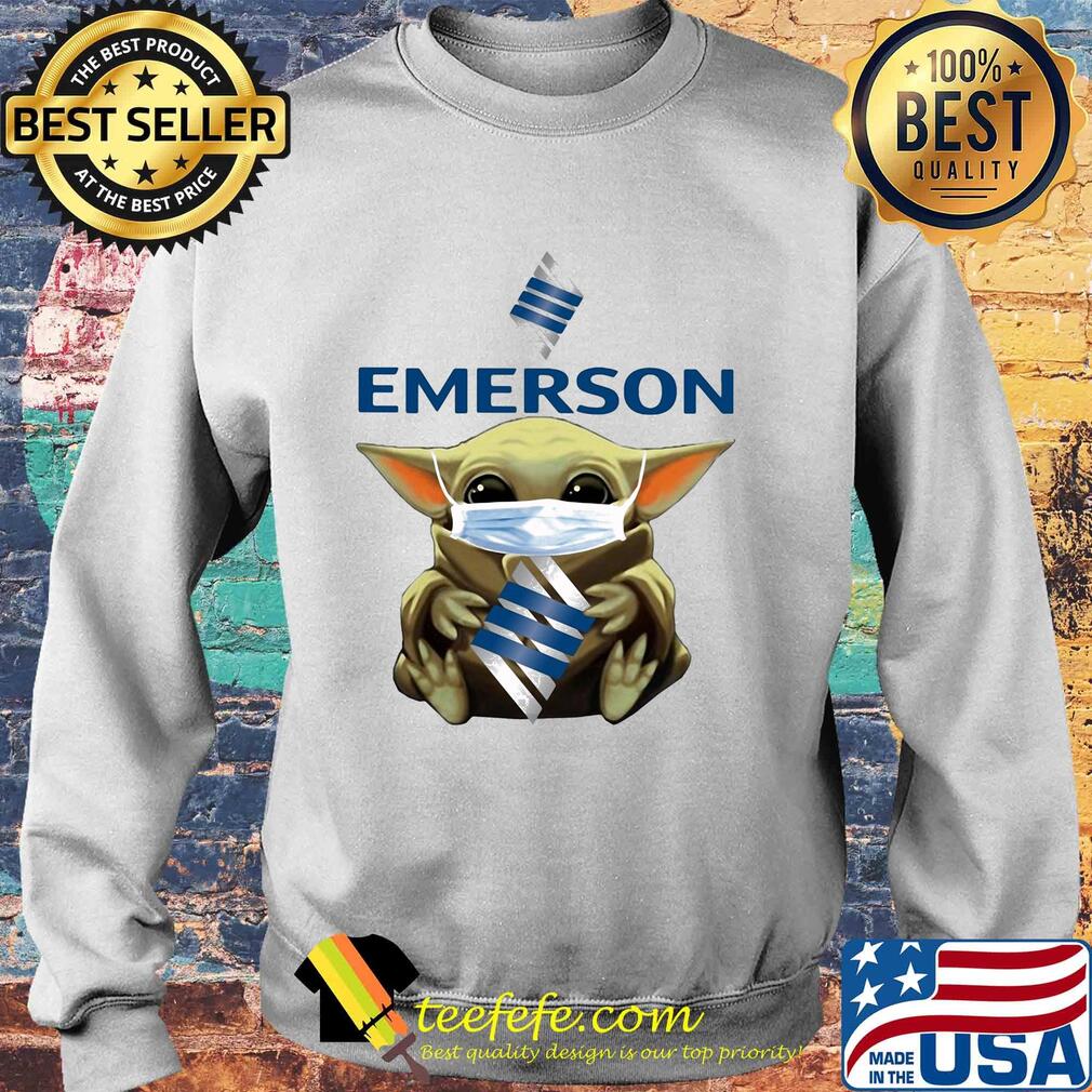 Star wars baby yoda hug emerson electric logo mask covid-19 s Sweater Star wars baby yoda hug emerson electric logo mask covid-19 s Sweater