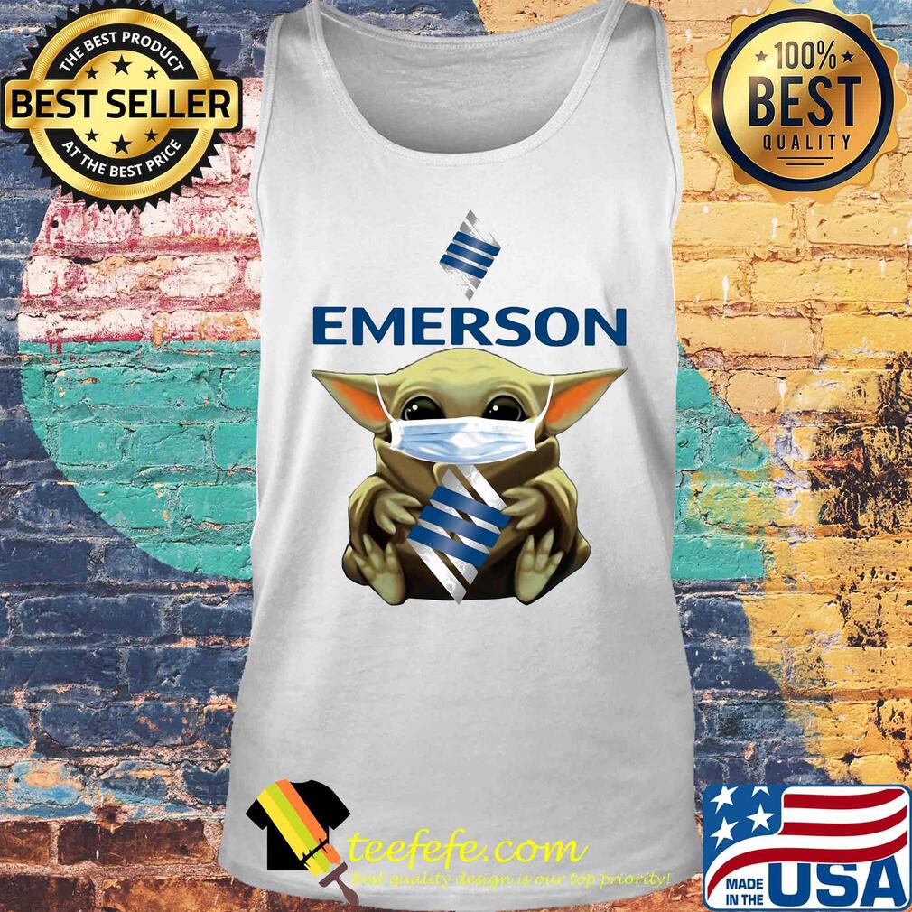 Star wars baby yoda hug emerson electric logo mask covid-19 s Tank top Star wars baby yoda hug emerson electric logo mask covid-19 s Tank top