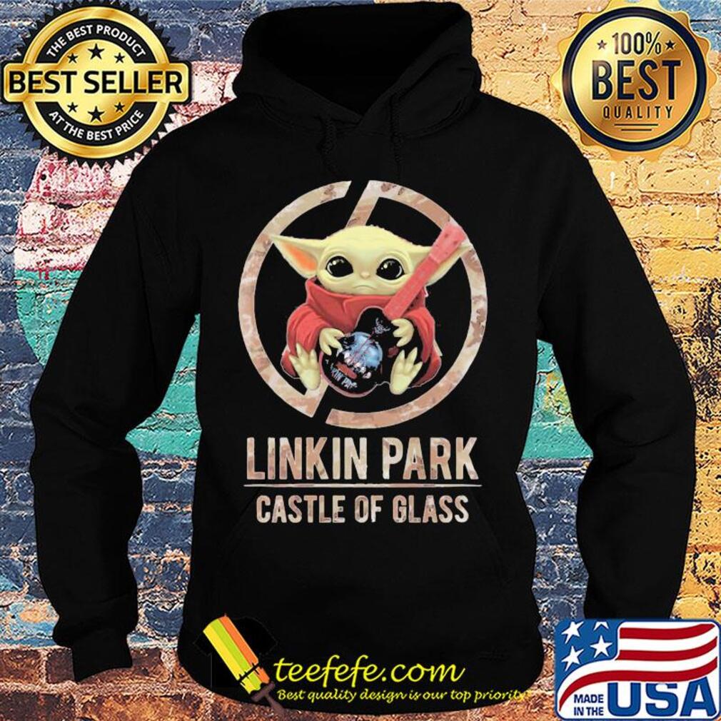 Star wars baby yoda hug guitar linkin park castle of glass s Hoodie Star wars baby yoda hug guitar linkin park castle of glass s Hoodie