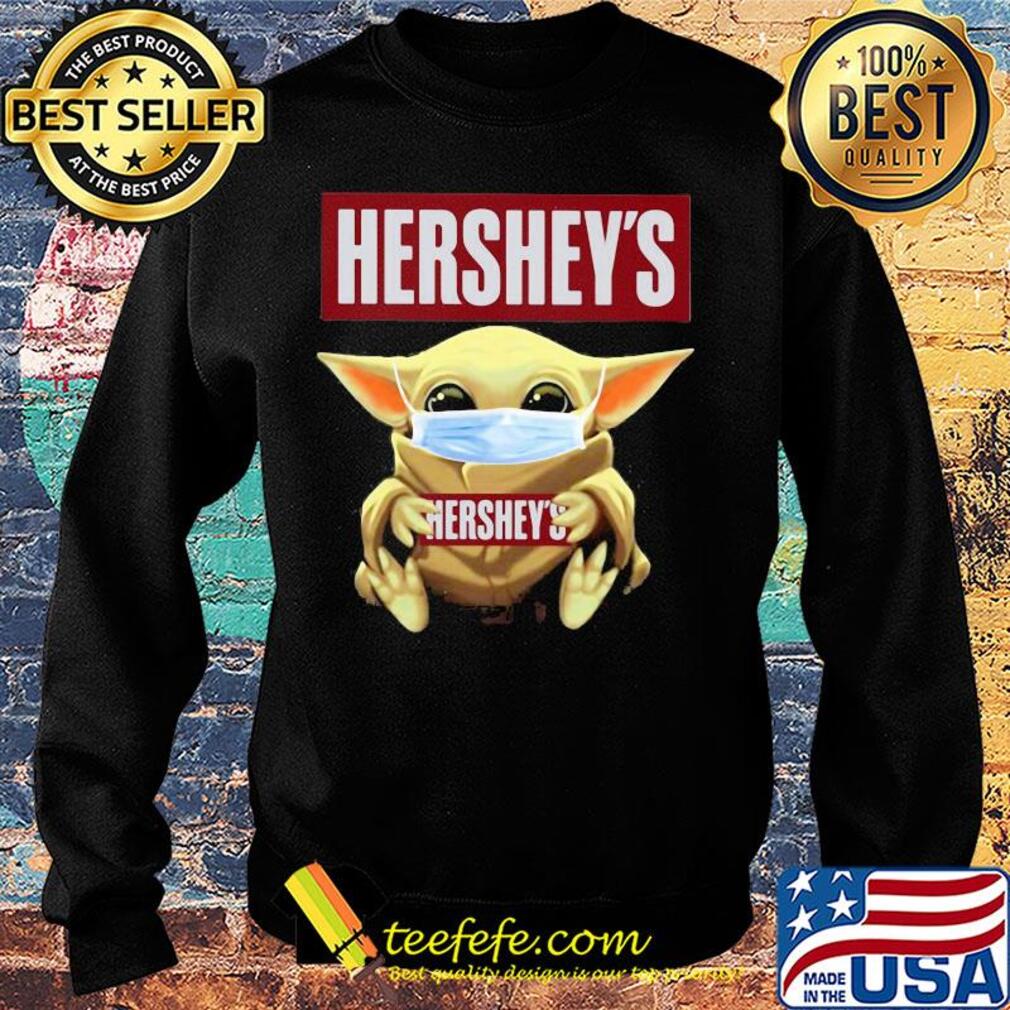 Star wars baby yoda hug Hershey’s mask covid-19 s Sweater Star wars baby yoda hug Hershey’s mask covid-19 s Sweater