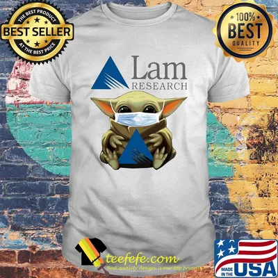 Star wars baby yoda hug lam research mask covid-19 shirt