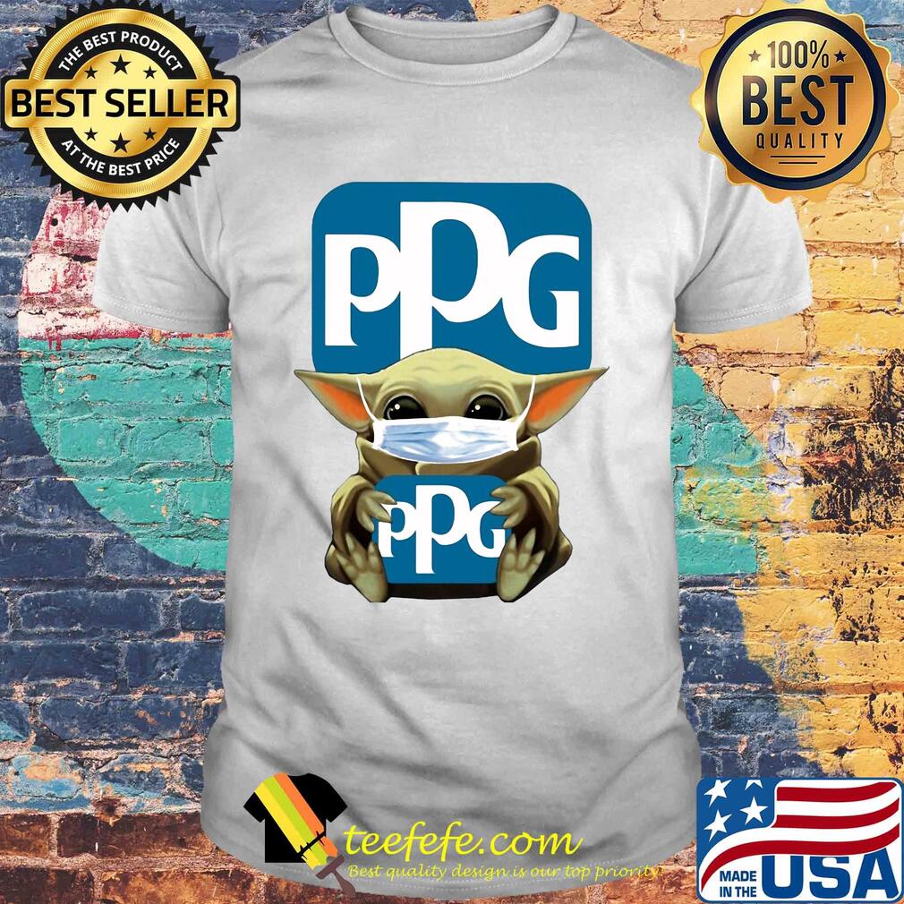 Star wars baby yoda hug ppg mask covid-19 shirt