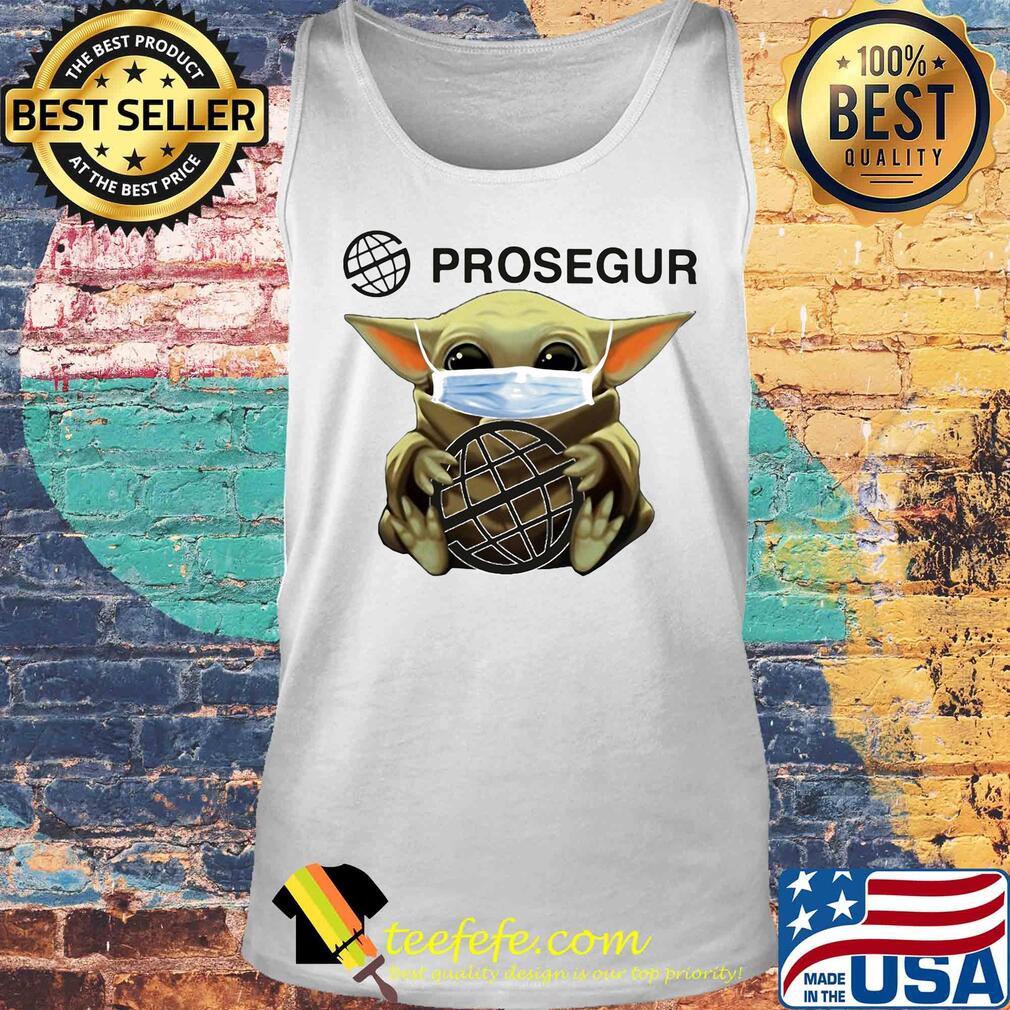 Star wars baby yoda hug prosegur mask covid-19 s Tank top Star wars baby yoda hug prosegur mask covid-19 s Tank top